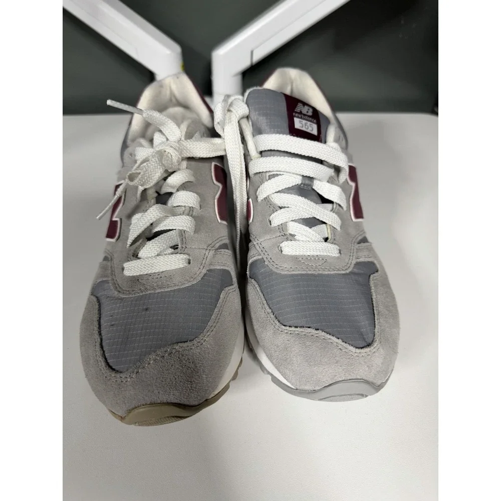 Mens New Balance 996 ML565RG Sneakers Running Grey/Burgundy Size‎ 8.5 New